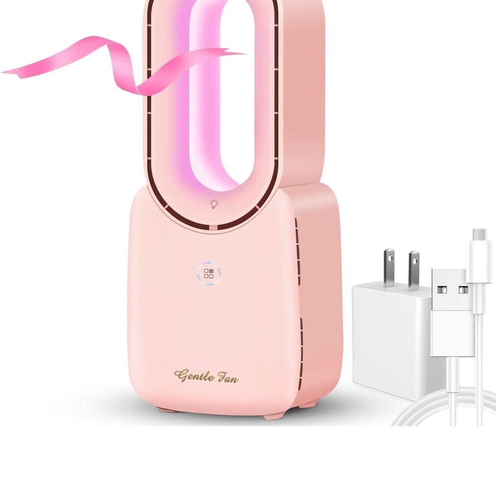 Gentle Tan Pink Bladeless Fan